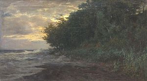 Kappis, Sturm am Bodensee, um 1885
