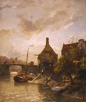"Schönleber, Holländischer Kanal, um 1880-82"