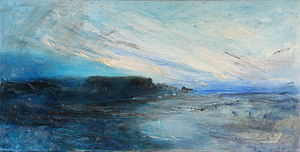 PETER MÖBUS Beginnender Morgen über Grasden, Dänemark