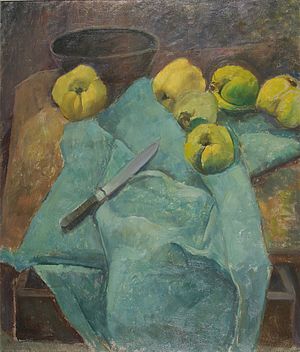 Strich-Chapell, Stilleben mit Quitten, 1956