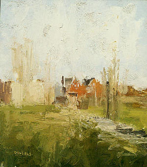 STUART SHILS Häuser am Parkrand